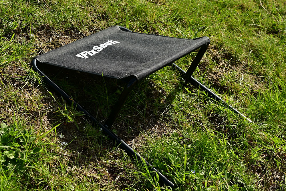 FixSeat op een schuin talud
